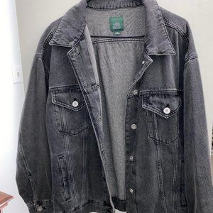 Oversized Black Jean Jacket